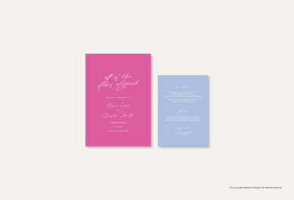 Camille Suite 2 Card Invitation Package